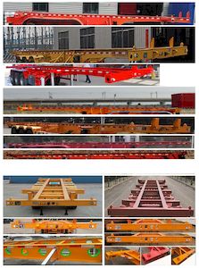 Fude Gold Medal Automobile FDJ9400TJZ Container transport semi-trailer