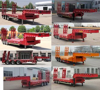 Hongsheng  HSY9382TDP Low flatbed semi-trailer