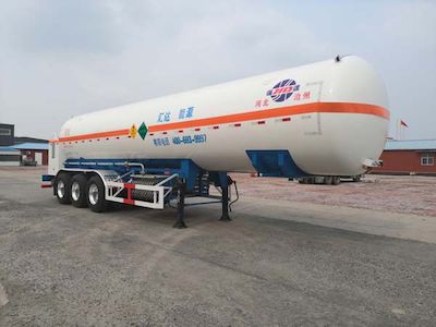 Huida brand automobiles YHD9402GDY02 Low temperature liquid transport semi-trailer