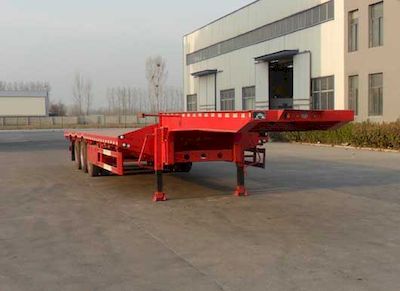 Zhide Shengyu  MSD9401TDP Low flatbed semi-trailer