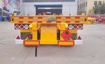 Liangyun brand automobile SLY9380TWY Transport semi-trailer of dangerous goods tank frame