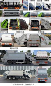 China National Automobile Corporation ZQZ5259ZYSD6 Compressed garbage truck