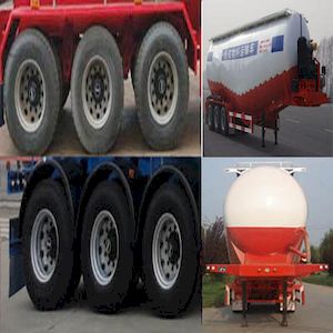 Collier  HZY9407GFL Medium density powder material transportation semi-trailer