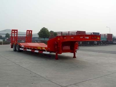 CIMC ZJV9191TD Low flatbed semi-trailer