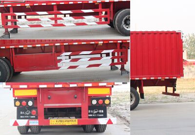 Hengtong Liangshan brand automobiles CBZ9400XXY Box transport semi-trailer