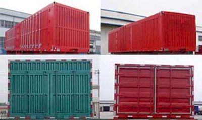 Hengtong Liangshan brand automobiles CBZ9400XXY Box transport semi-trailer