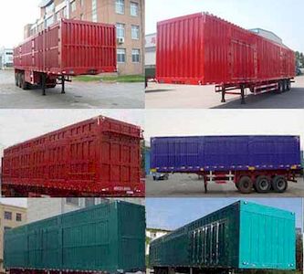 Hengtong Liangshan brand automobiles CBZ9400XXY Box transport semi-trailer