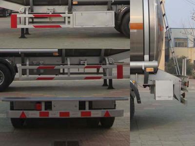 Liangshan Dongyue  CSQ9401GYY Aluminum alloy oil transport semi-trailer