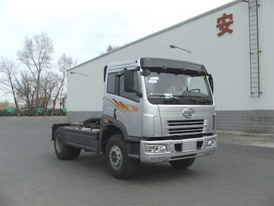 Jiefang Automobile CA4182P21K2DEH Flat headed diesel semi-trailer tractor