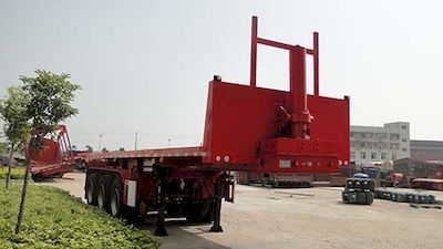 Dongrun  WSH9400ZZXP Flat dump semi-trailer