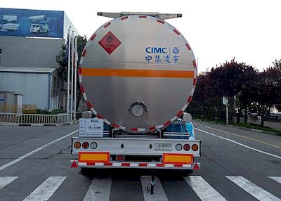 Lingyu  CLY9404GLYA Asphalt transport semi-trailer