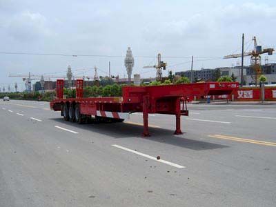 Huajun  ZCZ9282TDPB1 Low flatbed semi-trailer