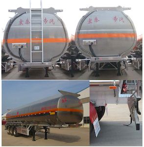 Zhengkang Hongtai brand automobiles HHT9403GYYB Aluminum alloy oil transport semi-trailer