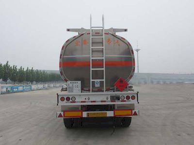 Zhengkang Hongtai brand automobiles HHT9403GYYB Aluminum alloy oil transport semi-trailer