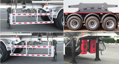 Zhengkang Hongtai brand automobiles HHT9403GYYB Aluminum alloy oil transport semi-trailer