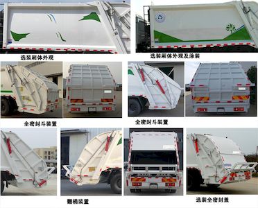 Zhuanwei  HTW5161ZYSD Compressed garbage truck