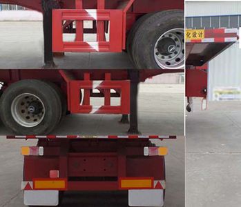 Liangsheng  SHS9404ZZXP Flat dump semi-trailer