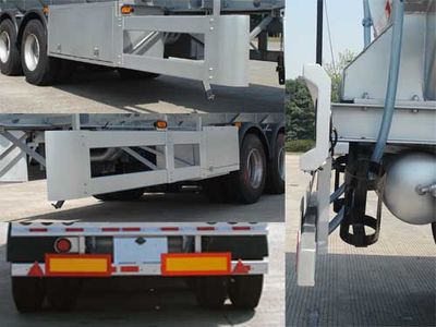 Hongzhou  HZZ9401GRY Aluminum alloy flammable liquid tank transport semi-trailer