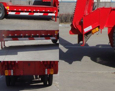 Yuntuo brand automobile CYL9350TDP Low flatbed semi-trailer