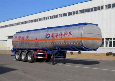 Huanghai  DD9407GRY Flammable liquid tank transport semi-trailer