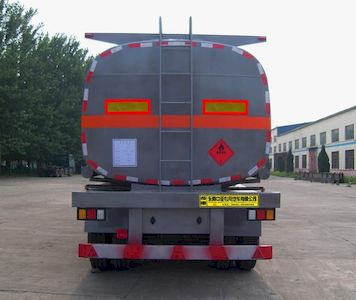 Qilu Zhongya  DEZ9400GRYB Flammable liquid tank transport semi-trailer