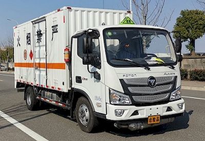 Zhengyuan brand automobile LHG5041XRQFT07 Flammable gas box transport vehicle