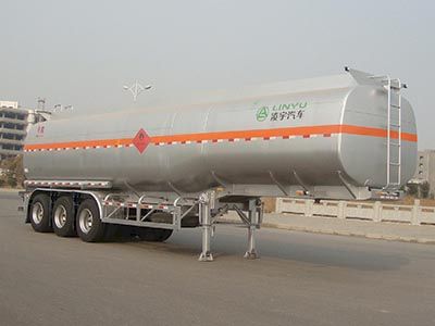 Lingyu  CLY9406GRYD Flammable liquid tank transport semi-trailer