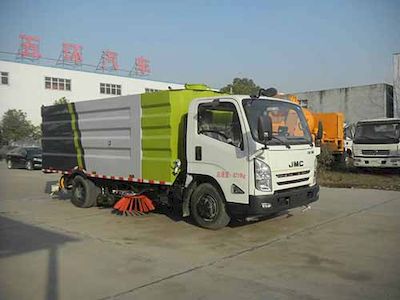 Huatong brand automobiles HCQ5083TXSJX5 Washing and sweeping vehicle