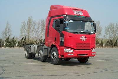 Jiefang Automobile CA4250P63K2T3HE Flat head diesel semi-trailer tractor