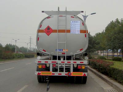 Lingyu  CLY9405GRY Flammable liquid tank transport semi-trailer