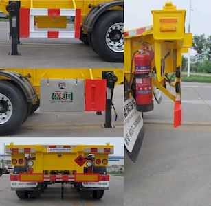 Shengrun  SKW9402TWY Transport semi-trailer of dangerous goods tank frame