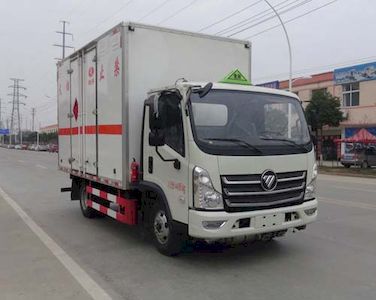 Huatong brand automobiles HCQ5046XRYBJ6 Flammable liquid box transport vehicle