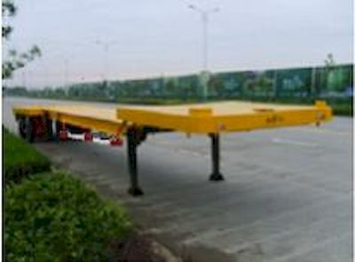 Dongbao  LY9200TDP Low flatbed semi-trailer for specialized transportation of wind power equipment