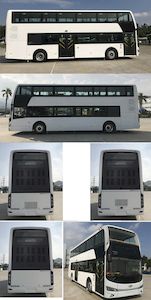 Jinlong  XMQ6112SGBEVM Pure electric double decker city buses