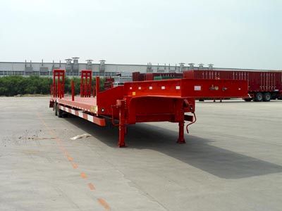 Huajun  ZCZ9417TD Low flatbed semi-trailer