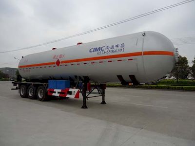 CIMCNTV9400GYQQSemi trailer for liquefied gas transportation