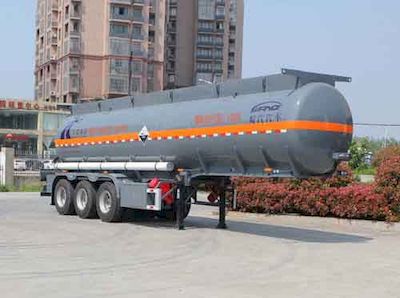 Wanqi Automobile CTD9403GFW Tank transport semi-trailer for corrosive substances