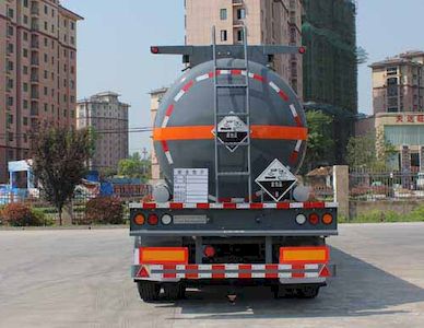 Wanqi Automobile CTD9403GFW Tank transport semi-trailer for corrosive substances