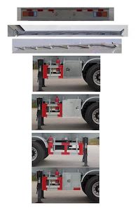 Jinbi  PJQ9403GFW Tank transport semi-trailer for corrosive substances