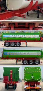 Lingyuda  WHC9400GFLHX Medium density powder material transportation semi-trailer