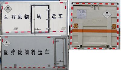 Jiangte brand automobiles JDF5040XYYE5 Medical waste transfer vehicle