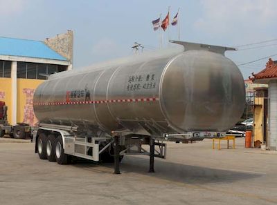 Tongyada  CTY9401GYSL42 Aluminum alloy liquid food transportation semi-trailer