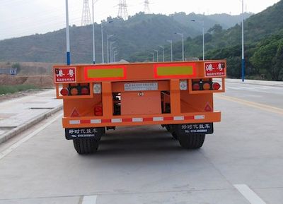 Hong Kong and Guangdong  HSD9401TPB Flat transport semi-trailer