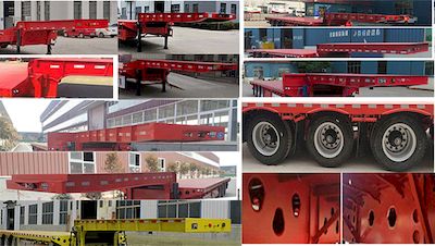 Tongqiang  LJL9401TDP Low flatbed semi-trailer