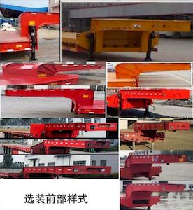 Xinke brand automobiles LXK9405TDP Low flatbed semi-trailer