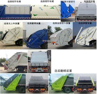 Chusheng  CSC5189ZYSS6 Compressed garbage truck