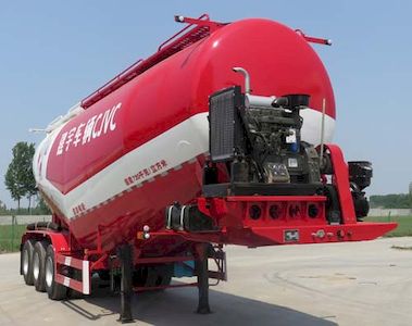 Jianyu brand automobile YFZ9400GFL45B Medium density powder material transportation semi-trailer