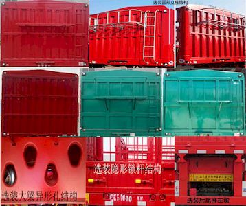 Jianyu brand automobile YFZ9403CCY Gantry transport semi-trailer