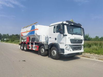 Special Automobile Longxiang CZT5320THZ On site mixed loading heavy ammonium oil explosive truck