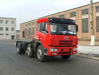 Jiefang Automobile CA4252P21K2T3E Flat head diesel semi-trailer tractor